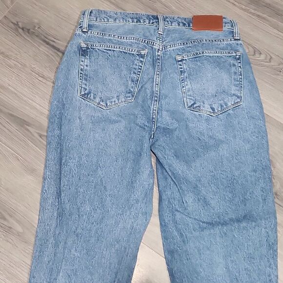 GUC Lucky Brand High Rise Mom Drew Raw Hem JEANS - Picture 8 of 9